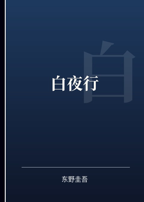 白夜行小说下载