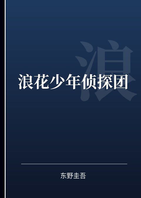 浪花少年侦探团小说下载